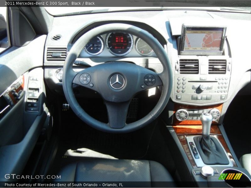 Black / Black 2011 Mercedes-Benz C 300 Sport