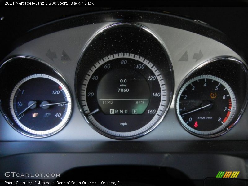 Black / Black 2011 Mercedes-Benz C 300 Sport