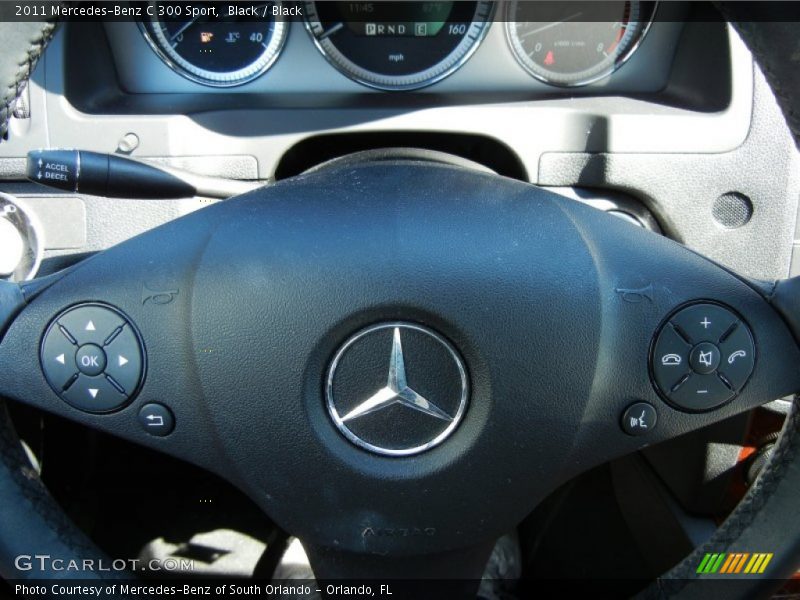 Black / Black 2011 Mercedes-Benz C 300 Sport