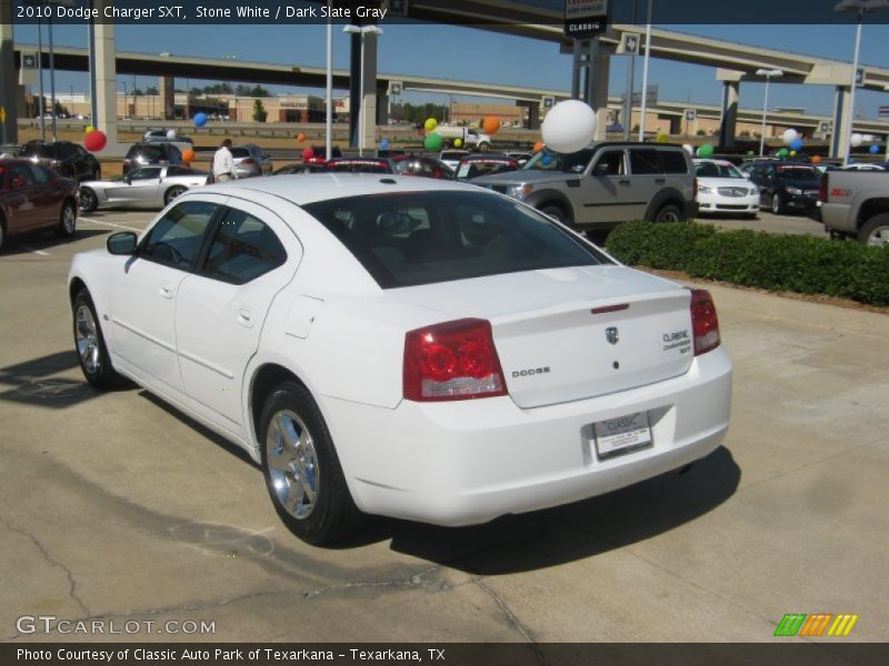 Stone White / Dark Slate Gray 2010 Dodge Charger SXT