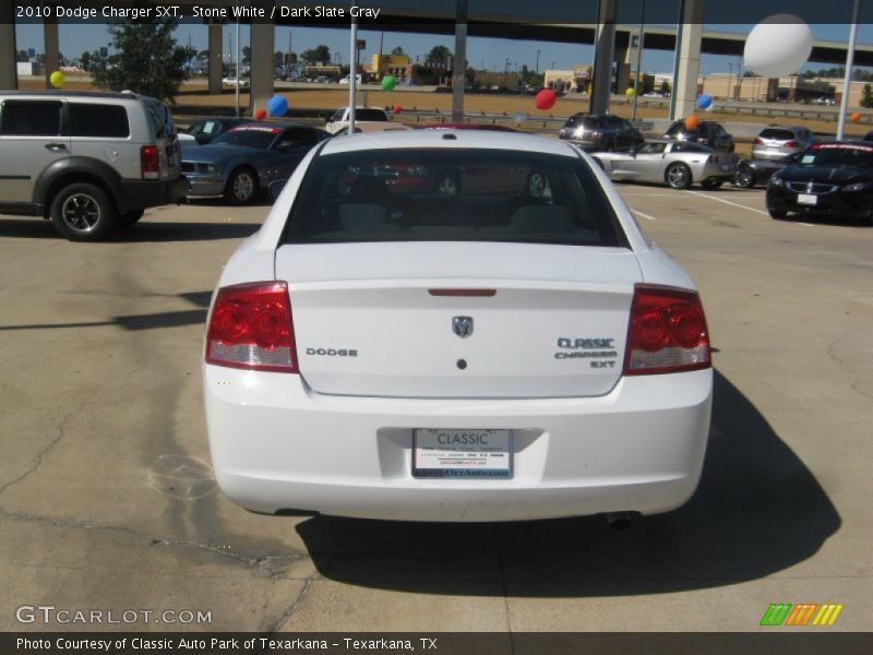 Stone White / Dark Slate Gray 2010 Dodge Charger SXT