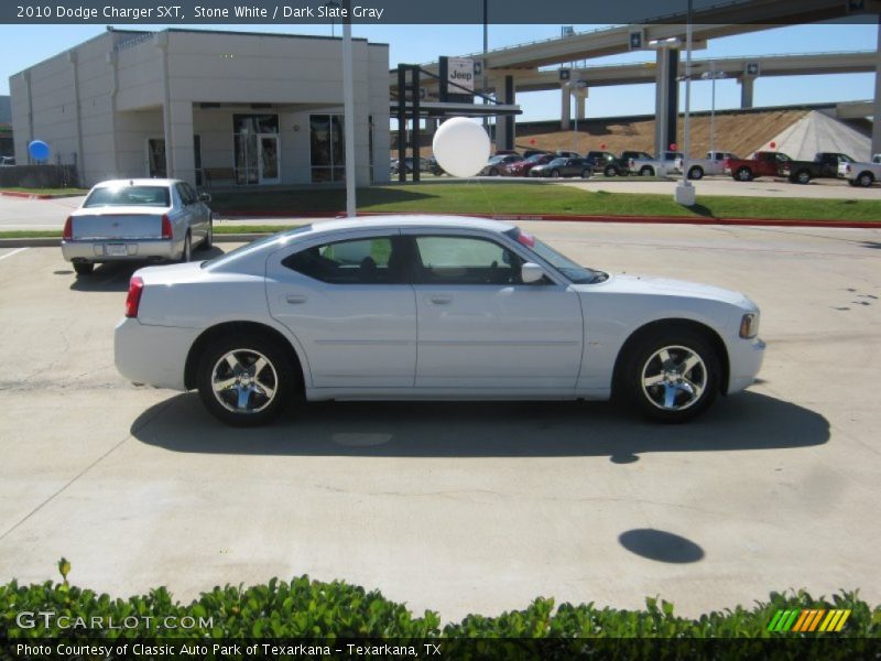 Stone White / Dark Slate Gray 2010 Dodge Charger SXT