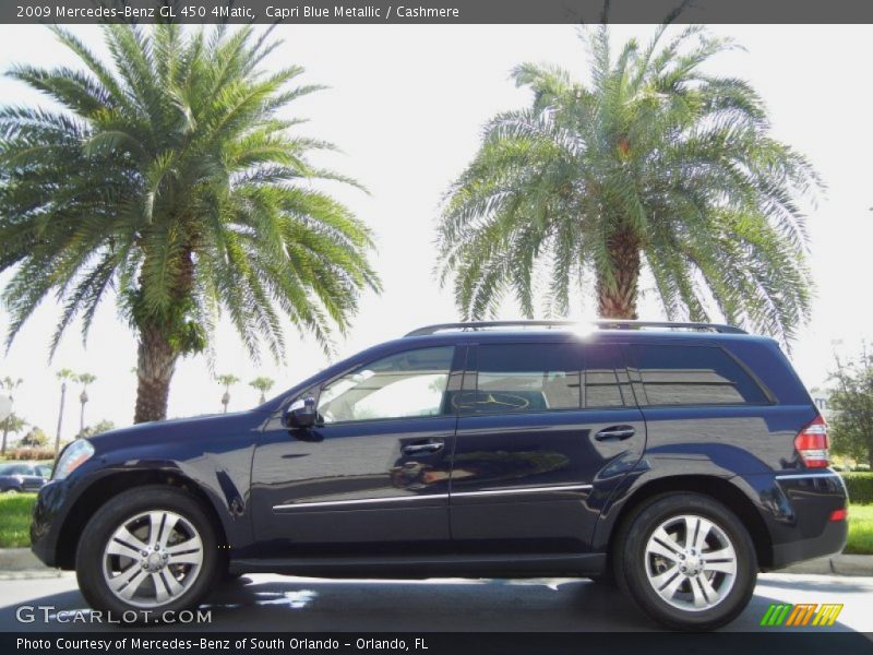  2009 GL 450 4Matic Capri Blue Metallic