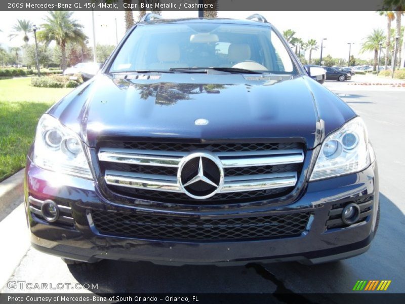 Capri Blue Metallic / Cashmere 2009 Mercedes-Benz GL 450 4Matic