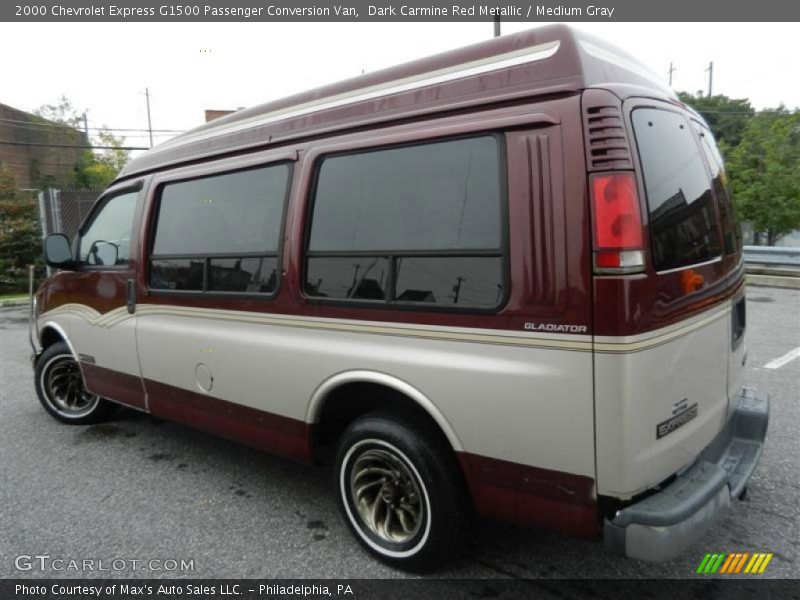  2000 Express G1500 Passenger Conversion Van Dark Carmine Red Metallic