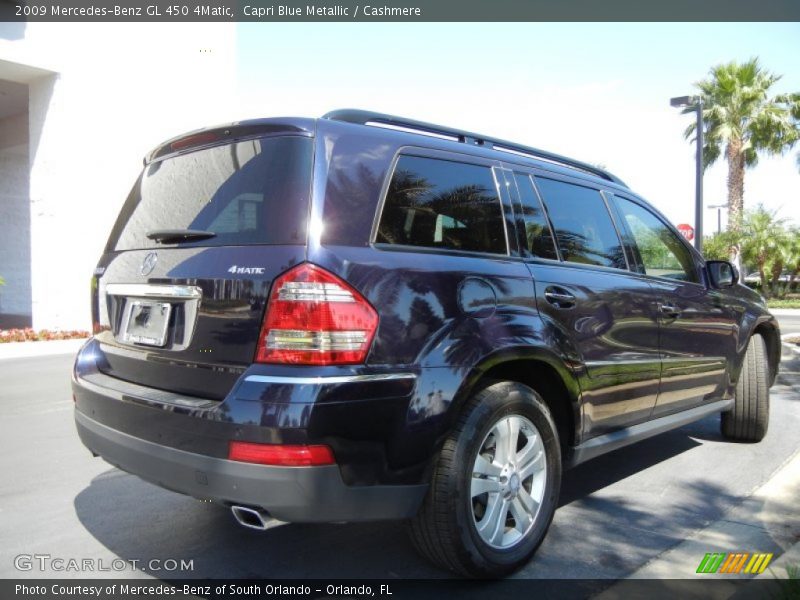 Capri Blue Metallic / Cashmere 2009 Mercedes-Benz GL 450 4Matic