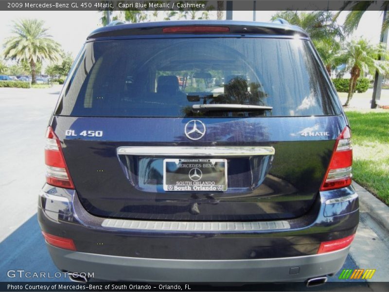 Capri Blue Metallic / Cashmere 2009 Mercedes-Benz GL 450 4Matic