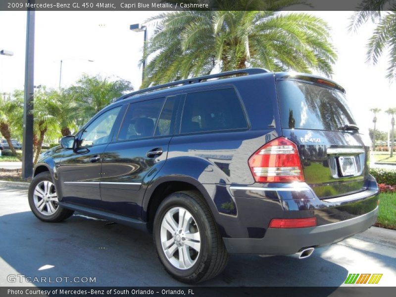 Capri Blue Metallic / Cashmere 2009 Mercedes-Benz GL 450 4Matic