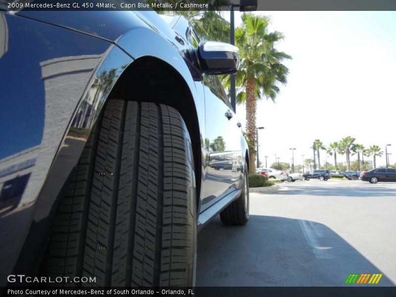 Capri Blue Metallic / Cashmere 2009 Mercedes-Benz GL 450 4Matic