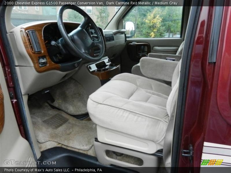  2000 Express G1500 Passenger Conversion Van Medium Gray Interior