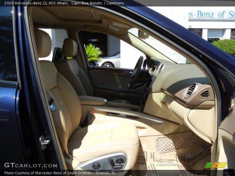 Capri Blue Metallic / Cashmere 2009 Mercedes-Benz GL 450 4Matic