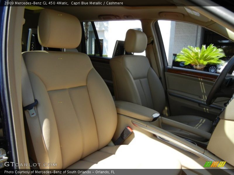 Capri Blue Metallic / Cashmere 2009 Mercedes-Benz GL 450 4Matic