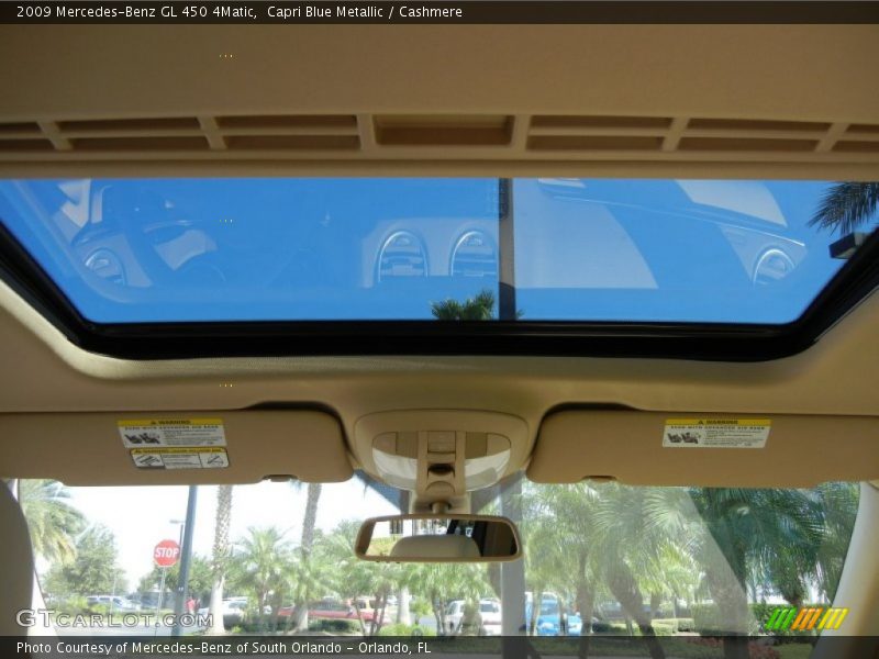 Capri Blue Metallic / Cashmere 2009 Mercedes-Benz GL 450 4Matic