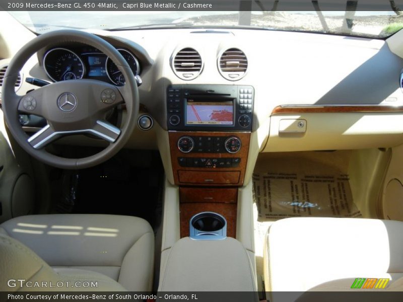 Capri Blue Metallic / Cashmere 2009 Mercedes-Benz GL 450 4Matic