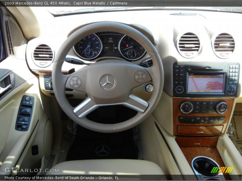 Capri Blue Metallic / Cashmere 2009 Mercedes-Benz GL 450 4Matic