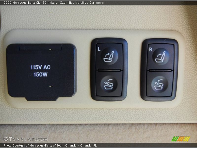 Capri Blue Metallic / Cashmere 2009 Mercedes-Benz GL 450 4Matic