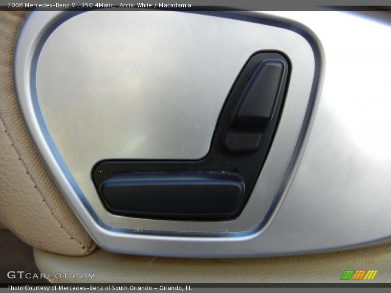 Arctic White / Macadamia 2008 Mercedes-Benz ML 350 4Matic