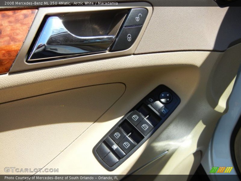 Arctic White / Macadamia 2008 Mercedes-Benz ML 350 4Matic