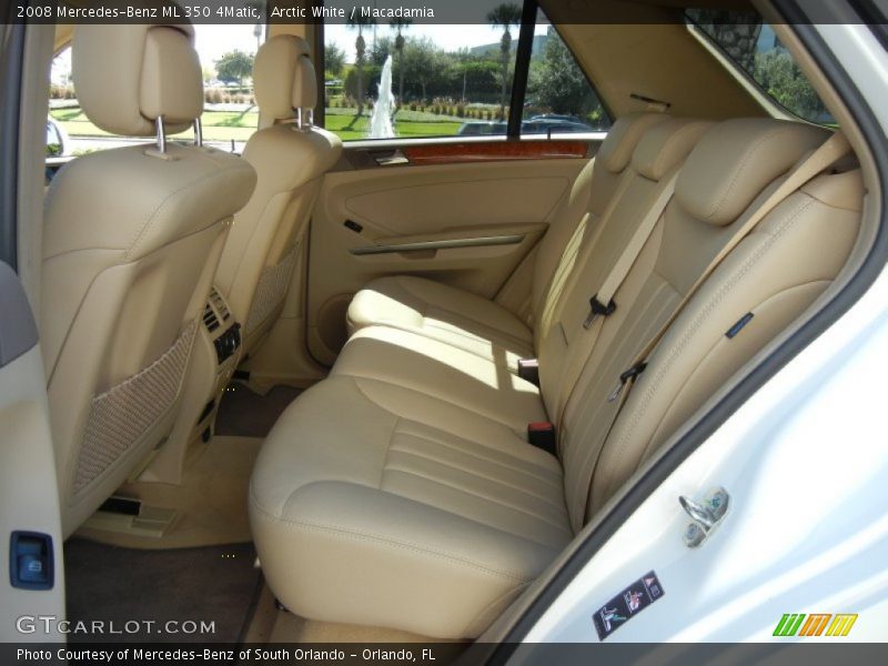 Arctic White / Macadamia 2008 Mercedes-Benz ML 350 4Matic