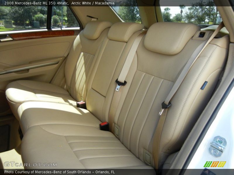 Arctic White / Macadamia 2008 Mercedes-Benz ML 350 4Matic
