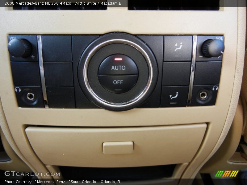 Arctic White / Macadamia 2008 Mercedes-Benz ML 350 4Matic