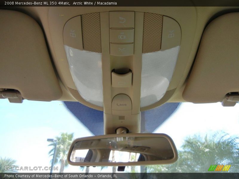 Arctic White / Macadamia 2008 Mercedes-Benz ML 350 4Matic