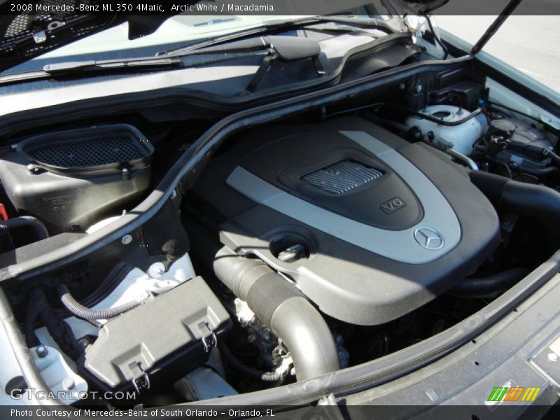 Arctic White / Macadamia 2008 Mercedes-Benz ML 350 4Matic