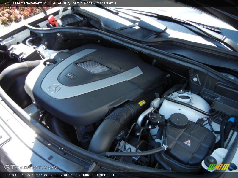 Arctic White / Macadamia 2008 Mercedes-Benz ML 350 4Matic