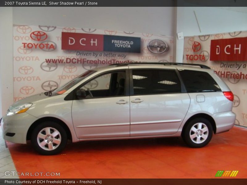 Silver Shadow Pearl / Stone 2007 Toyota Sienna LE