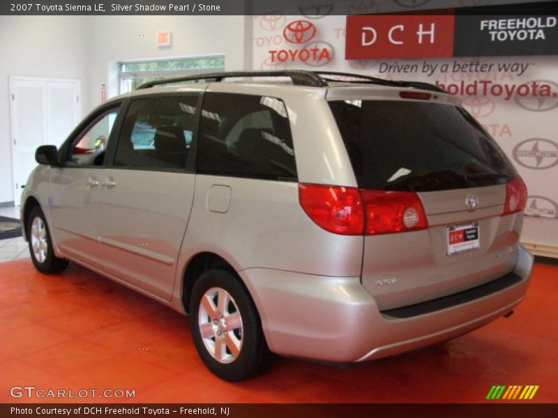 Silver Shadow Pearl / Stone 2007 Toyota Sienna LE