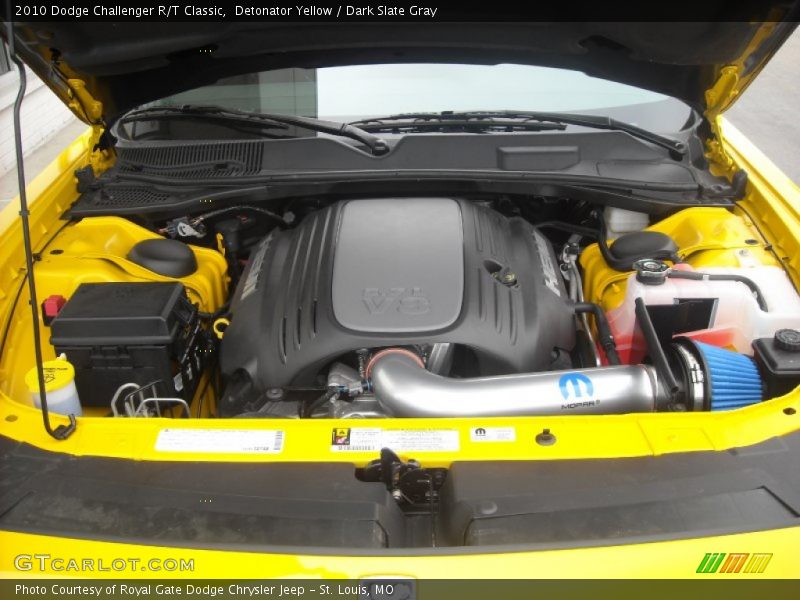 Detonator Yellow / Dark Slate Gray 2010 Dodge Challenger R/T Classic