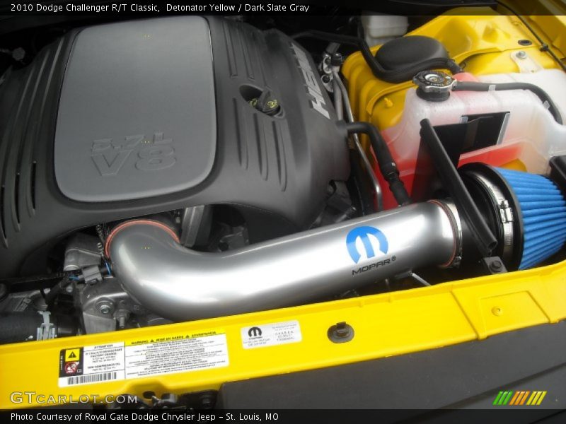 Detonator Yellow / Dark Slate Gray 2010 Dodge Challenger R/T Classic