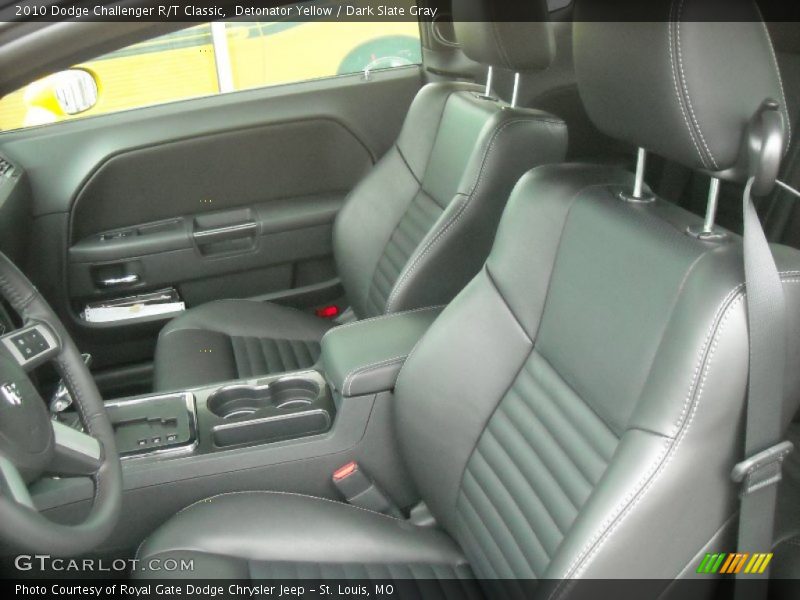 Detonator Yellow / Dark Slate Gray 2010 Dodge Challenger R/T Classic