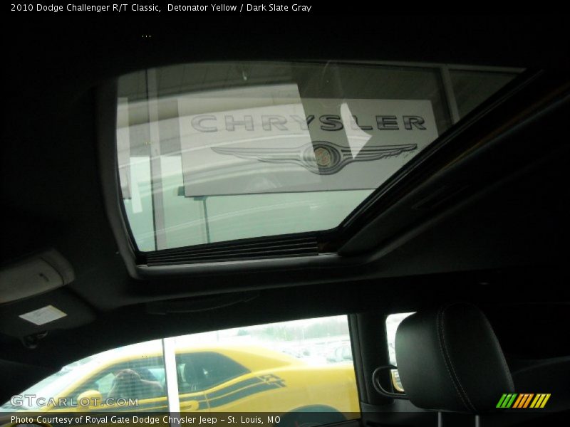 Detonator Yellow / Dark Slate Gray 2010 Dodge Challenger R/T Classic