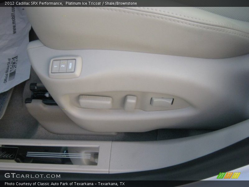 Platinum Ice Tricoat / Shale/Brownstone 2012 Cadillac SRX Performance