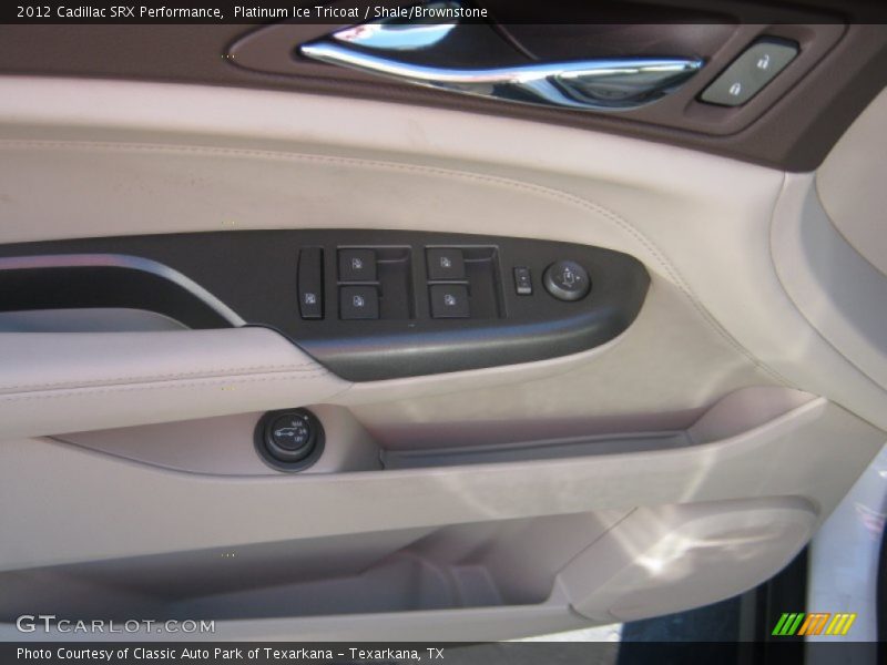 Platinum Ice Tricoat / Shale/Brownstone 2012 Cadillac SRX Performance