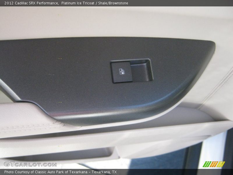 Platinum Ice Tricoat / Shale/Brownstone 2012 Cadillac SRX Performance