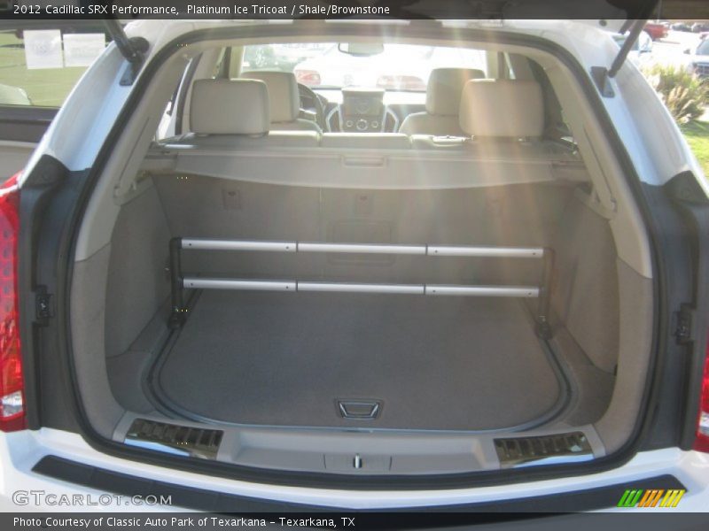 Platinum Ice Tricoat / Shale/Brownstone 2012 Cadillac SRX Performance