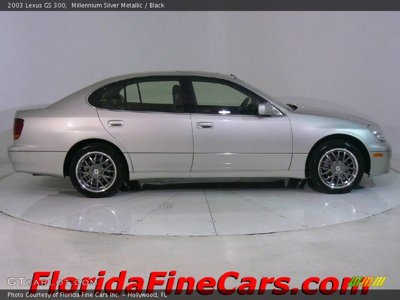Millennium Silver Metallic / Black 2003 Lexus GS 300
