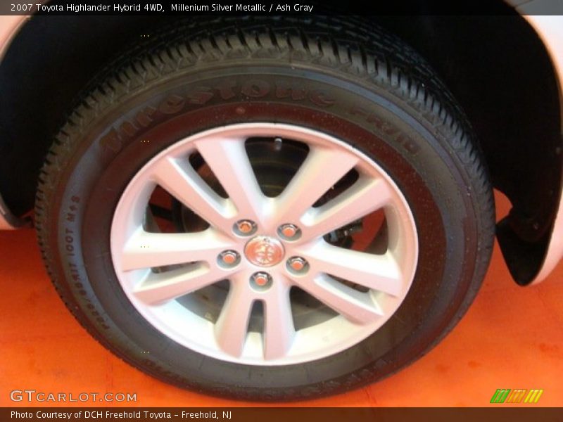 Millenium Silver Metallic / Ash Gray 2007 Toyota Highlander Hybrid 4WD