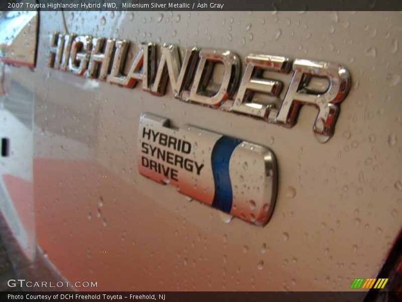Millenium Silver Metallic / Ash Gray 2007 Toyota Highlander Hybrid 4WD