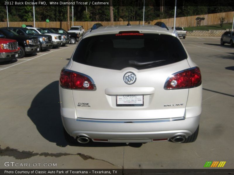 White Diamond Tricoat / Cashmere 2012 Buick Enclave FWD