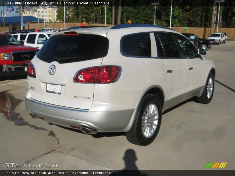 White Diamond Tricoat / Cashmere 2012 Buick Enclave FWD