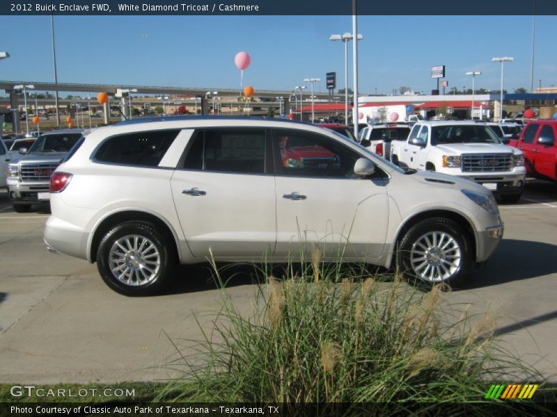 White Diamond Tricoat / Cashmere 2012 Buick Enclave FWD