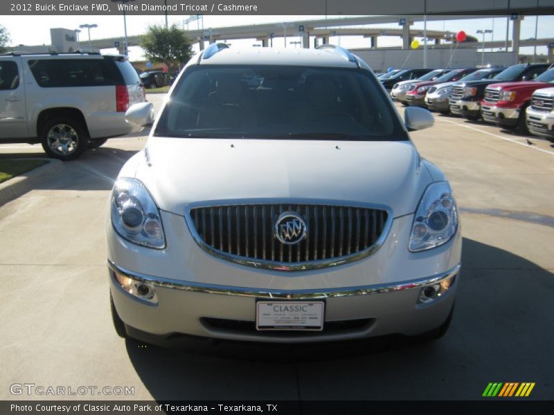 White Diamond Tricoat / Cashmere 2012 Buick Enclave FWD