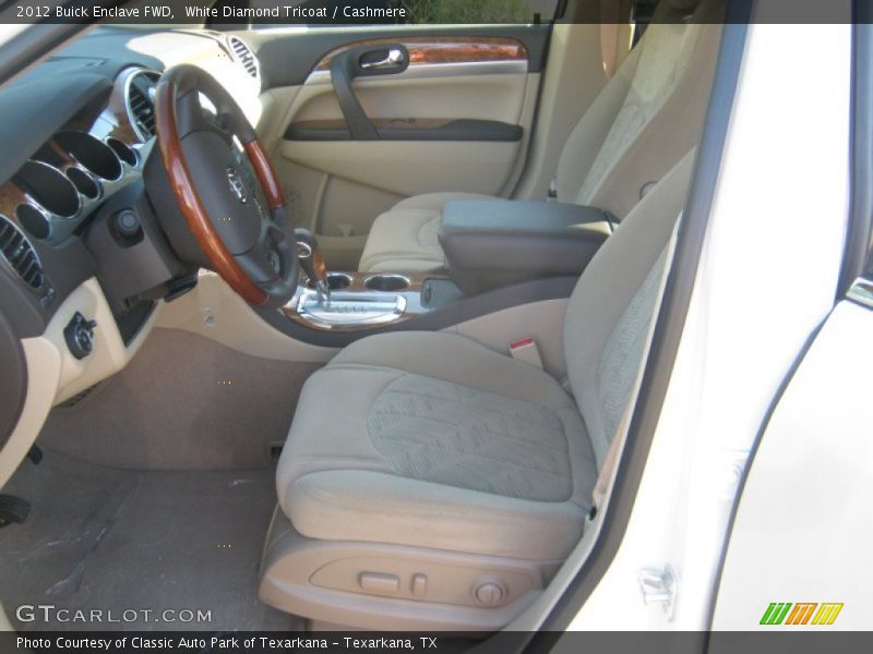 White Diamond Tricoat / Cashmere 2012 Buick Enclave FWD