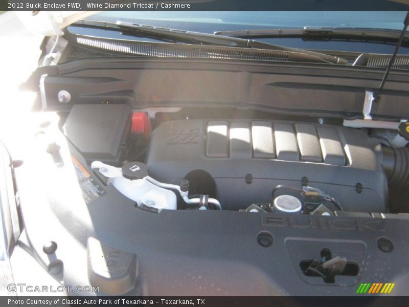 White Diamond Tricoat / Cashmere 2012 Buick Enclave FWD