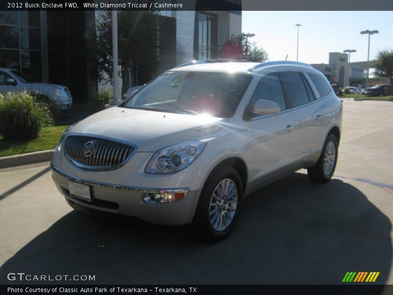 White Diamond Tricoat / Cashmere 2012 Buick Enclave FWD