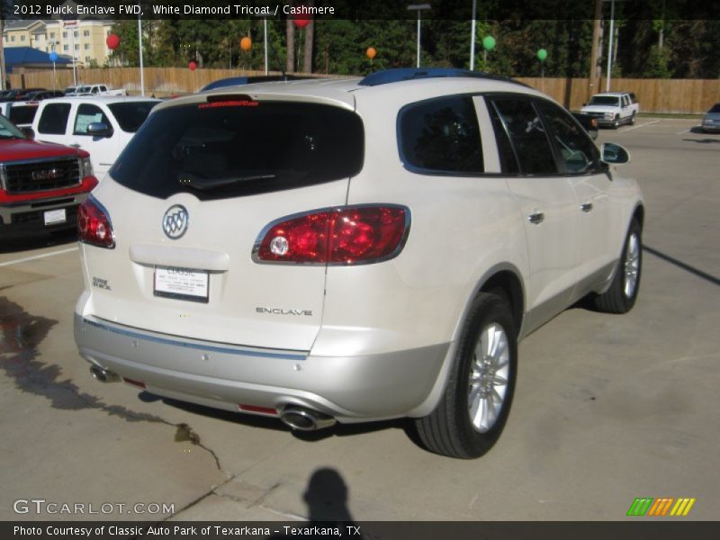 White Diamond Tricoat / Cashmere 2012 Buick Enclave FWD