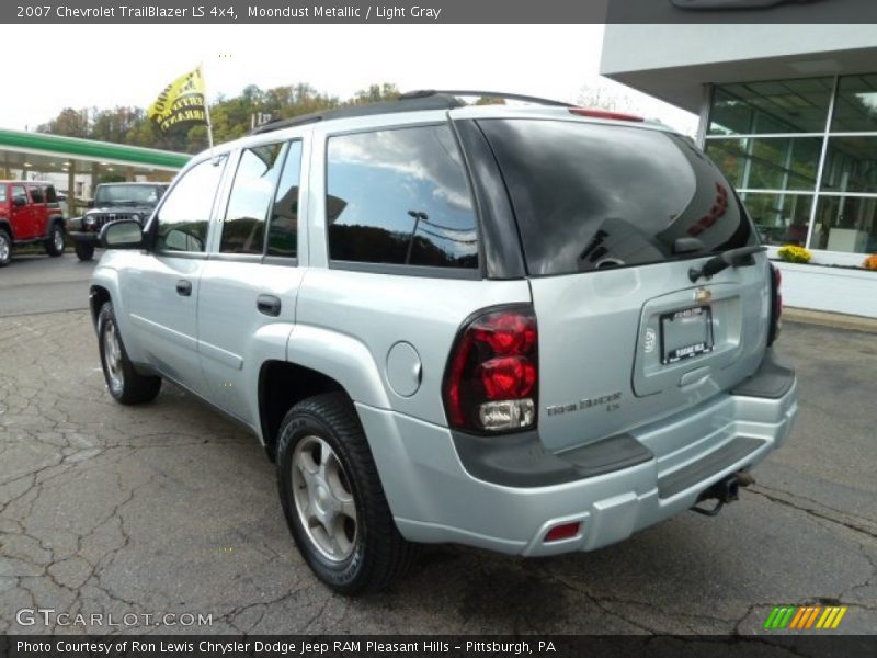 Moondust Metallic / Light Gray 2007 Chevrolet TrailBlazer LS 4x4
